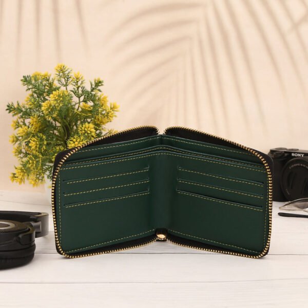 Prime Zip Wallet Green Color - Image 3