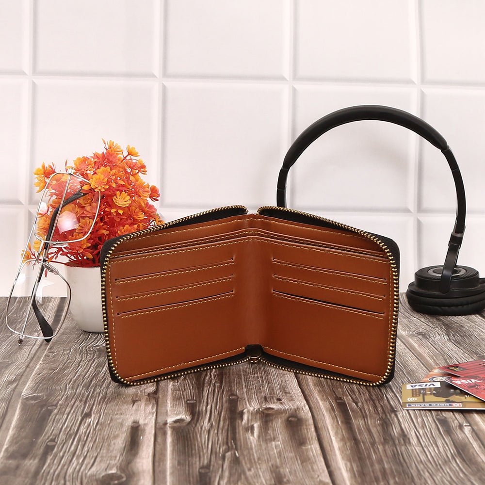 Prime Zip Wallet Tan Color. - Image 3