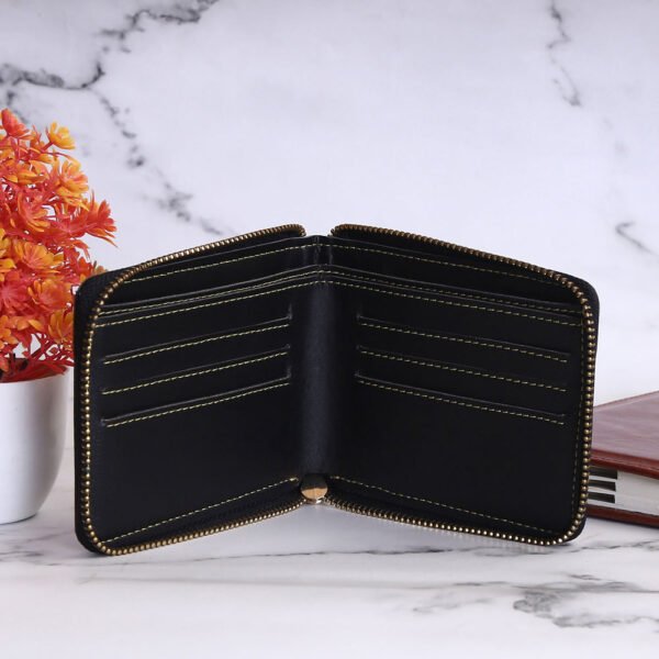 Prime Zip Wallet Black Color - Image 3