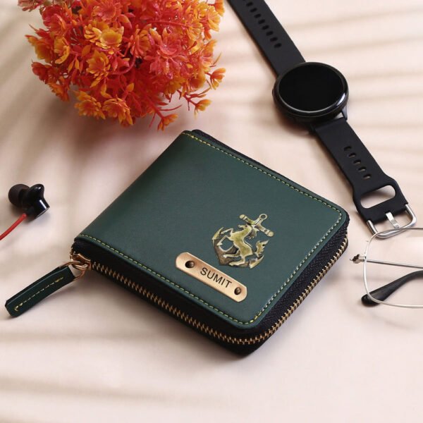 Prime Zip Wallet Green Color
