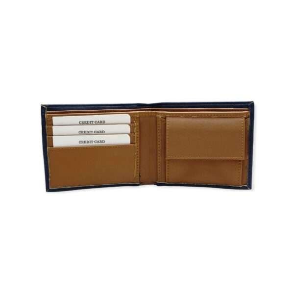 Dual colour wallet + Keychain blue - Image 2