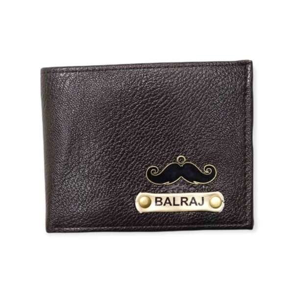 Solid lather wallet- dark brown colour