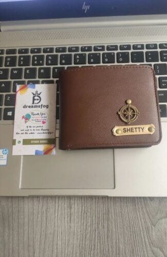 Imported textured wallet - Brown Colour photo review