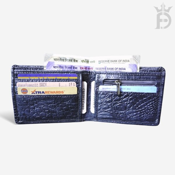 Imported grey croco wallet - Image 2