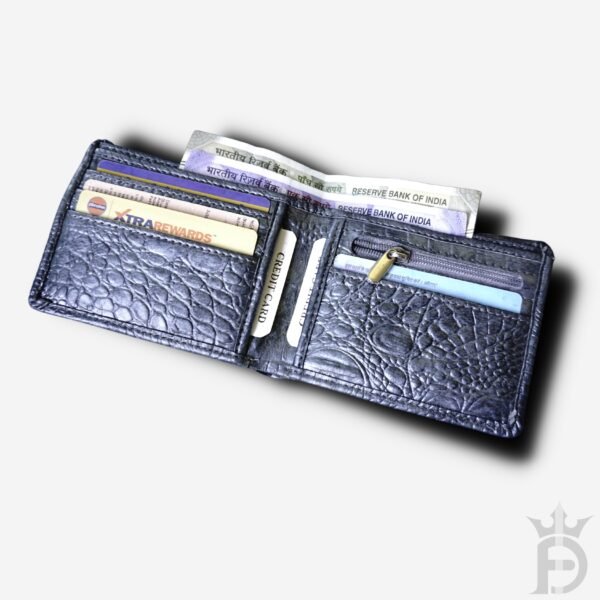 Imported grey croco wallet - Image 3