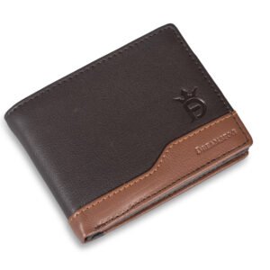 DF Genuine Leather RFID Wallet [Brown]