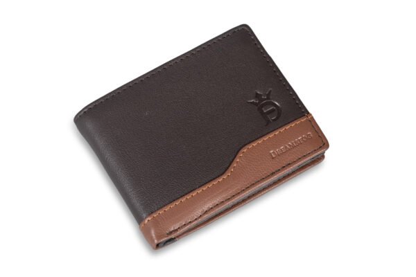 DF Genuine Leather RFID Wallet [Brown]