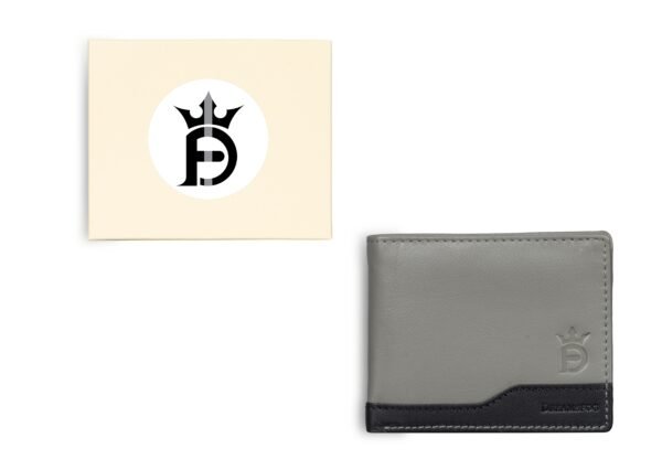 DF Genuine Leather RFID Wallet [Grey] - Image 4