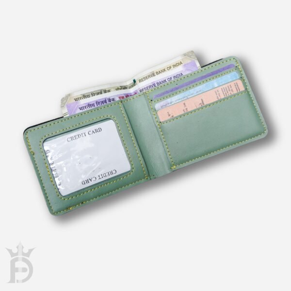 Exotic Croco Wallet - Mint colour - Image 3