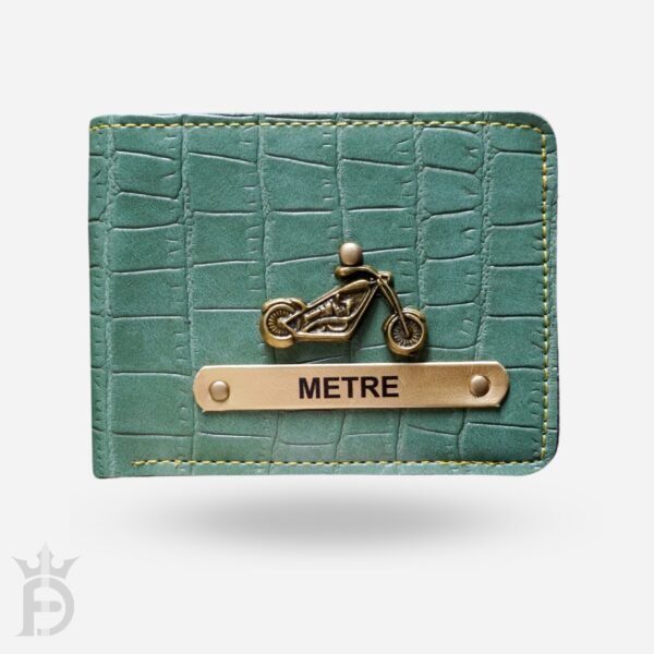 Exotic Croco Wallet - Mint colour