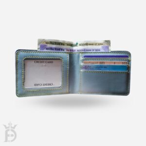 Exotic Croco Wallet – Sky colour