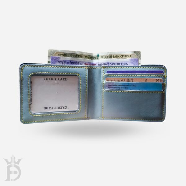 Exotic Croco Wallet - Sky colour - Image 2