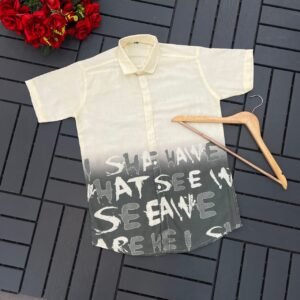 Printed Half Sleeve Shirt [SEE]