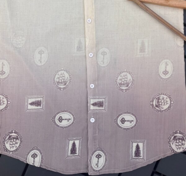 Printed Half Sleeve Shirt [Pink key] - Image 2