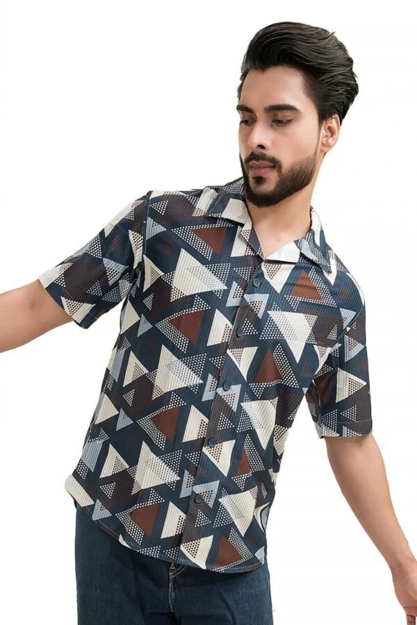 Printed Half Sleeve Shirt [Tango] - Image 5