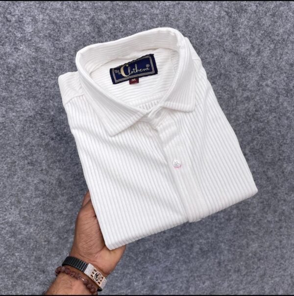 Exclusive Half Sleeve Shirt [White] - Image 2