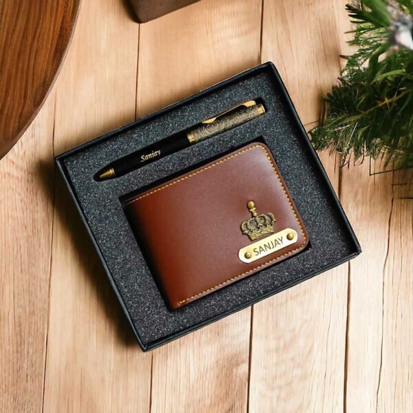 Fox Wallet+Pen Combo - [Brown Colour]