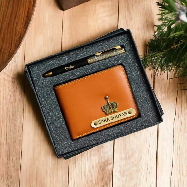 Fox Wallet+Pen Combo - [Tan Colour]