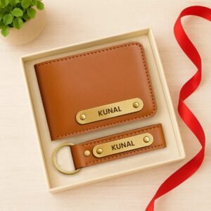 Name Wallet and Keychain Combo